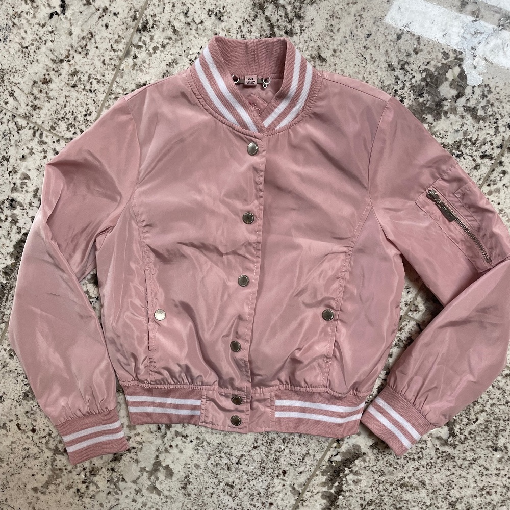 JOU JOU girls bomber jacket coach Size medium